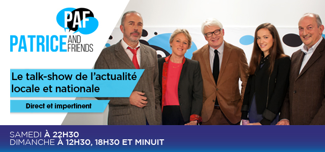 L’équipe du talk-show Patrice and Friends sur TVFIL78 avec la participation de Florence Mercadé-Choquet - Avocats LMC Partenaires